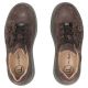 5. Women's leather sneakers on the platform, suede, brown, Filippo DP7987