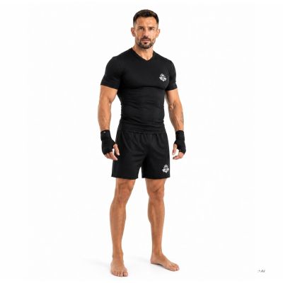 2. Black Men’s COMBATWEAR Compression Shirt | DBX Bushido