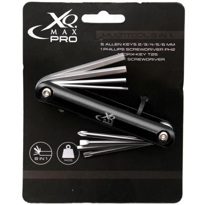 5. 8-IN-1 XQMAX PRO BLACK BIKE REPAIR TOOL KIT