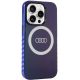 6. Audi IML Big Logo MagSafe case for iPhone 15 Pro - blue
