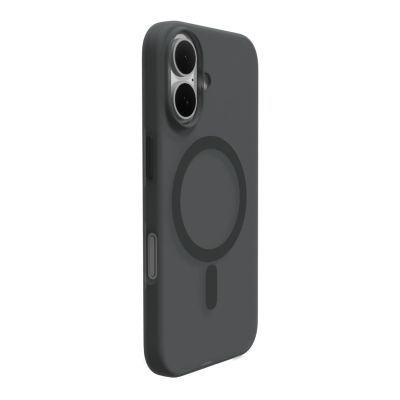 4. Puro Daylight MagSafe Silicone Case for iPhone 16 Plus - Black