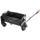 23. DELUXE FOLDABLE TRAVEL AND BEACH STROLLER 90x57x73-96CM WITH HANDLE BLACK
