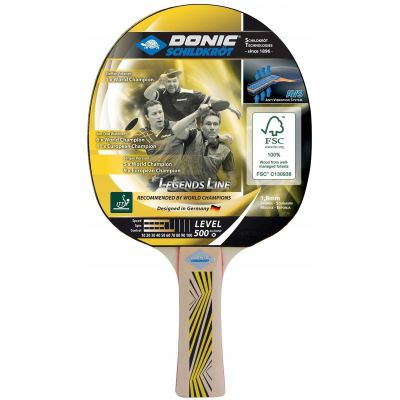 4. LEGENDS 500 FSC DONIC TABLE TENNIS RACKET