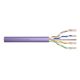 DIGITUS installation cable cat.6, U/UTP, Dca, AWG23/1, LSOH, 305m, purple, carton