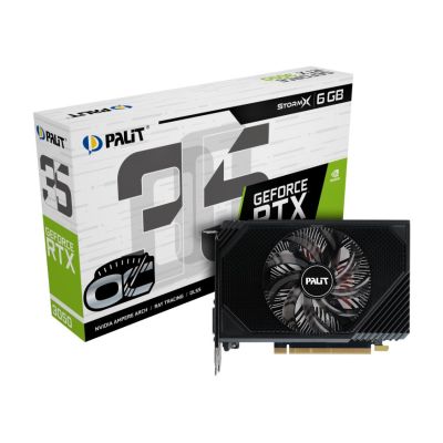 5. graphics card Palit RTX 3050 STORMX OC 6GB
