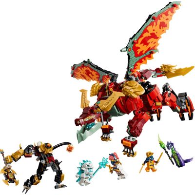 3. LEGO Ninjago 71868 - Wyldfyre Transforming Dragon Mech