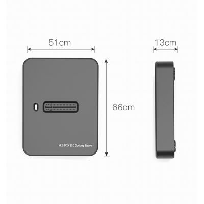 6. GEMBIRD M.2 SATA & NVME SSD DOCKING STATION BLACK