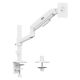 6. ERGO OFFICE MONITOR HOLDER / HANGER GAS SPRING, 17"-32", 1-10KG, MATTE WHITE, MAX. VESA 100X100 ER-691 W