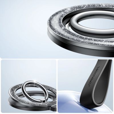 6. Joyroom JR-ZS425 magnetic ring holder - black