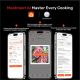 11. Meatmeet X Pro Kitchen Thermometer with Bluetooth/WiFi App for Grill, Oven, Smoker - Black