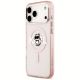 2. Karl Lagerfeld IML Choupette Sketch Logo MagSafe Case for iPhone 17 Pro Max - Pink