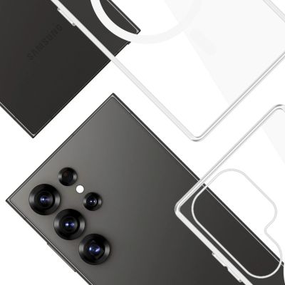 6. 3mk Clear MagCase for Samsung Galaxy S25 Ultra - transparent