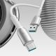 9. Joyroom S-A51 Cutting-Edge Series 3A USB-A - USB-C cable 1.2m - light gray