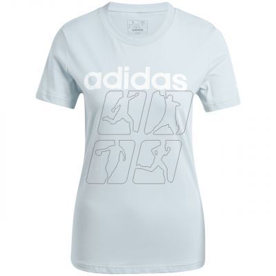 adidas Loungewear Essentials Slim Logo Tee W IY9188