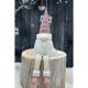 8. SHINY SANTA DECORATIVE gnome 38+20CM PINK