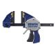 IRWIN 10505945 Carpenter's Clamp 60 cm Black, Blue, Gray