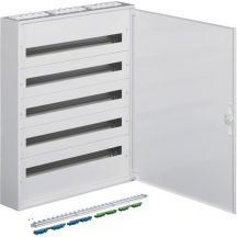 Hager fw2 Surface-mounted distribution board with PE/N terminals 5R/180M (5x36) class I IP30