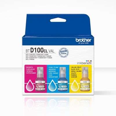 BROTHER Multipack Ink BTD100CLVAL=BT-D100CLVAL