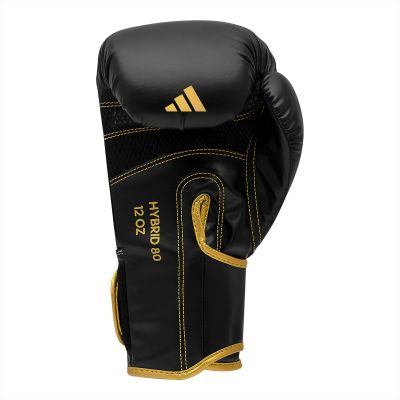 26. adidas HYBRID 80 ADIH80 boxing gloves black gold