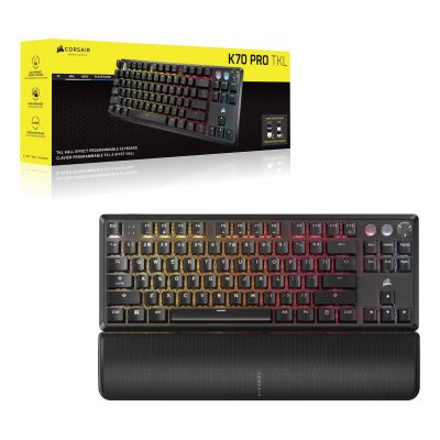 6. Corsair K70 Pro TKL Gaming Keyboard, TKL Keyboard (80%), Corsair MGX -, ISO (DE)