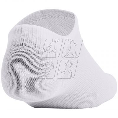 2. Under Armor Essential 6 Pack No Show socks 1382611 100