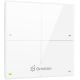 Grenton touch panel / 4 touch fields / TF-Bus / white glass front