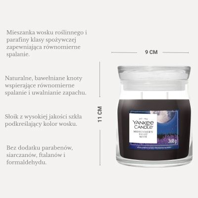 2. Medium Candle MIDSUMMER NIGHT YANKEE