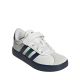 2. Adidas VL Court 3.0 Skateboarding Shoes for Kids White IH3957