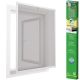 40. MOSQUITO NET WINDOW ALU 100X120 WHITE