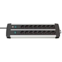 Brennenstuhl 1391000916 3 m power strip 16 x network sockets Indoor Black, White