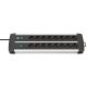 Brennenstuhl 1391000916 3 m power strip 16 x network sockets Indoor Black, White