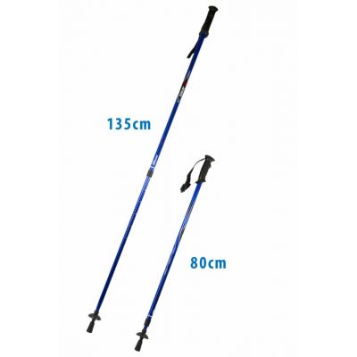 Classic blue trekking poles