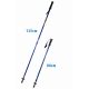 Classic blue trekking poles