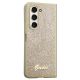 5. Guess Glitter Script case for Samsung Galaxy Z Fold 5 - gold