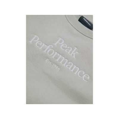 3. Peak Performance Jr Original Crew Green Sweatshirt