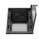 9. Floor-standing 19" 15U 600x600 RACK installation cabinet, black, perforated doors, Lanberg (flat pack)