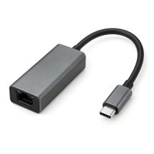 Wozinsky WAU-45C Ethernet Network Adapter LAN Gigabit RJ45 1000 Mb/s USB-C - Gray