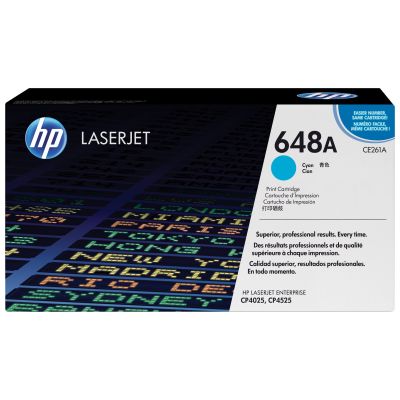 110. HP 648A original cyan LaserJet toner cartridge