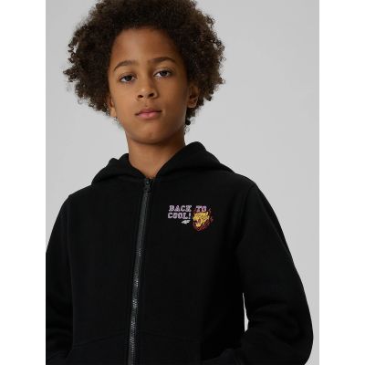 5. Boys' Regular-Fit Hooded Sweatshirt Jacket 4F 4FJRAW26TSWSM3195-20S