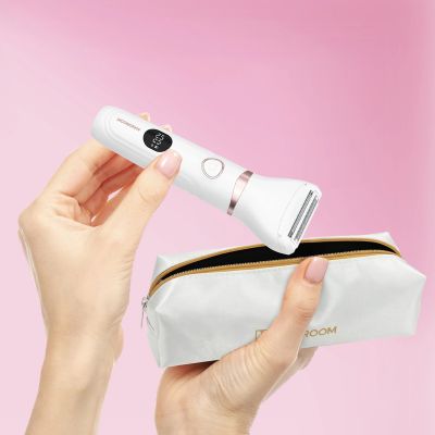 6. MAXGROOM M-105 3-in-1 Women's Body and Face Trimmer - White