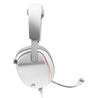 20. Glorious Gaming Glorious GHS Eternal RGB – RGB Stereo Gaming Headphones for PC, PS5, PS4, Switch – Custom-Tuned Drivers, Detachable Microphone, USB-C – Durable, 24/7 Comfort – White