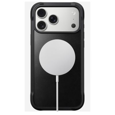 2. Nomad Rugged Leather Case for 17.5 cm (6.9") Mobile Phone Black