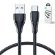 8. Joyroom Surpass Series A11 USB-A / USB-C 3A Cable 1.2 m - Black