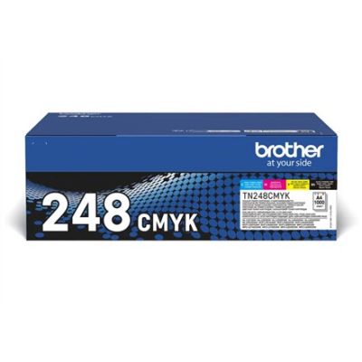 4. Brother TN-248VAL Toner Cartridge 4 pcs Original Black, Cyan, Magenta, Yellow