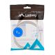 3. Patchcord U/UTP Lanberg PCU6-10CC-0100-W (RJ45 - RJ45; 1m; UTP; cat. 6; white)