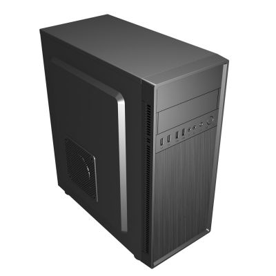 4. GEMBIRD FORNAX 160 MIDI-TOWER CASE (2X USB 3.0, 2X USB 2.0, HD AUDIO) BLACK