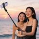 11. Acefast E42 Selfie Stick with Auto Tripod and Bluetooth Remote Control 1.05m - Black