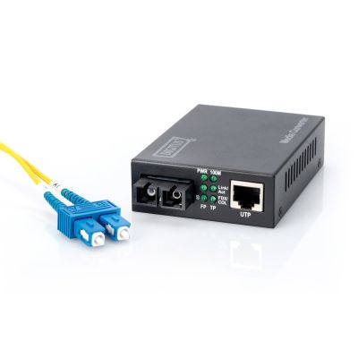 13. Digitus Media Converter RJ45 10/100Base-TX to SC duplex 100Base-FX, Tx/Rx 1310nm, 20 km
