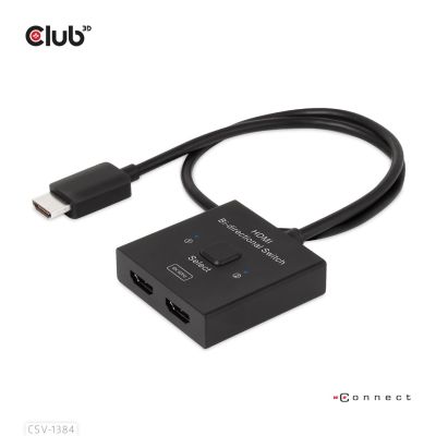 2. CLUB3D CSV-1384 KVM Switch Black