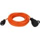 Brennenstuhl 1169930 10 m power strip 1 x network socket Outdoor Orange